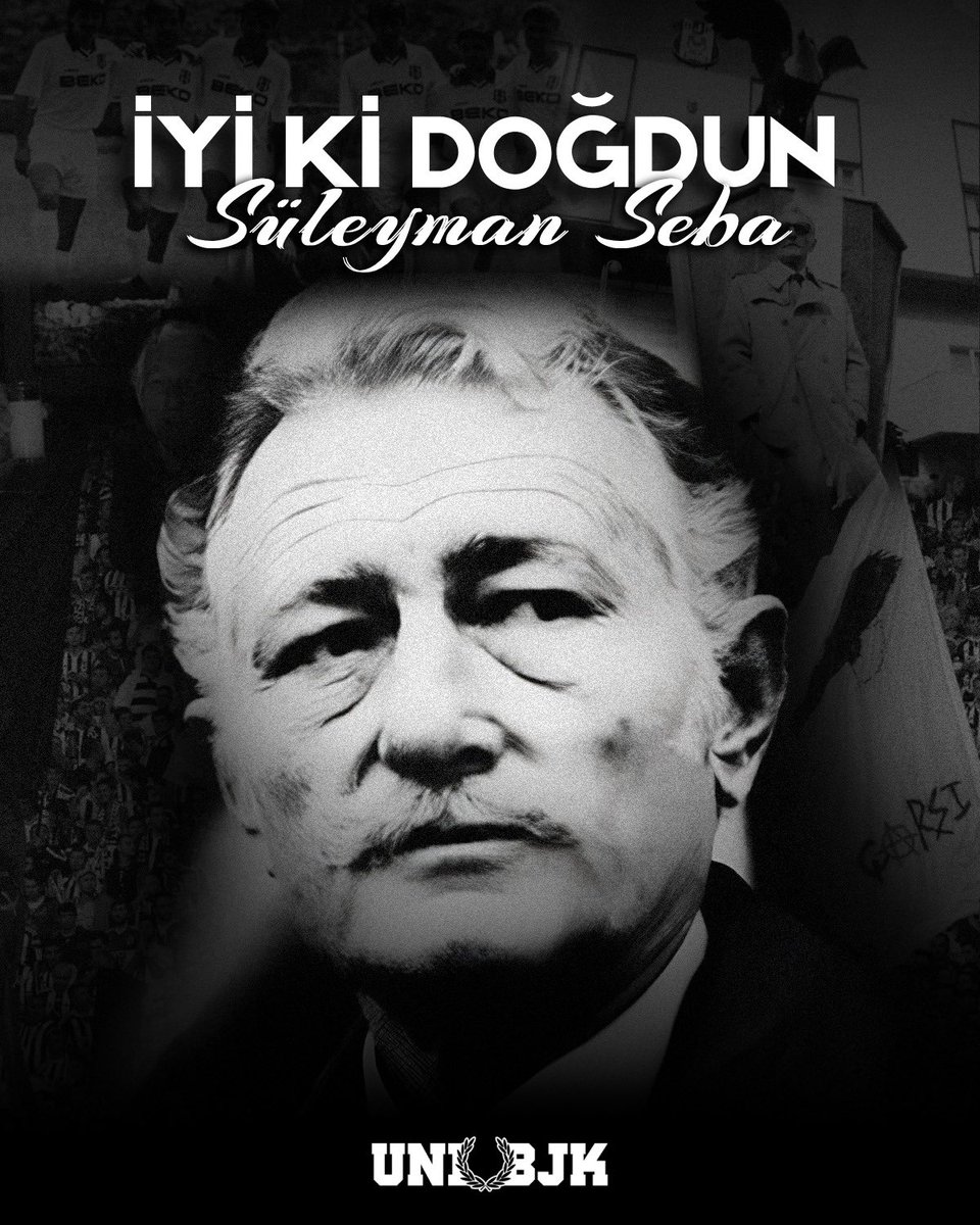Onursal Başkanımız Süleyman Seba’yı 99. yaş gününde saygıyla anıyoruz.

İyi ki doğdun, her zaman kalbimizdesin...

#SüleymanSeba ∞
#UNIBJK
