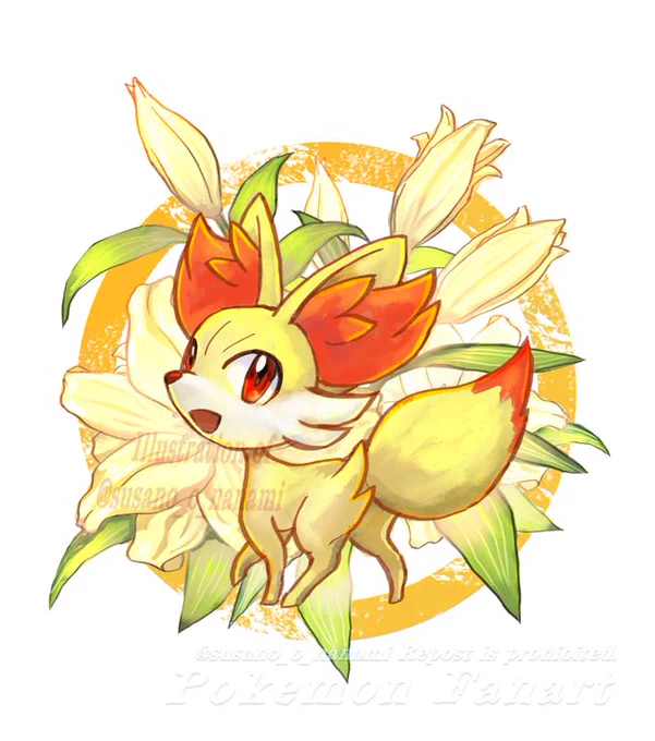 Fennekin#フォッコの日 #pokemon 