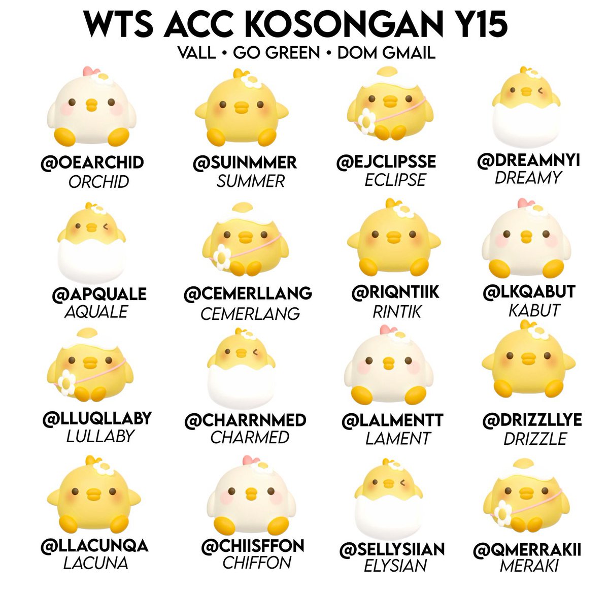 psychmin__'s tweet photo. WTS ACC KOSONGAN Y15

💰10k/ea
— verif all no luar nongar
— email dlm GMAIL
— masuk mt, ht belum masuk
— go green &amp; dapat data lengkap
— ada beberapa usn yang udah bisa diganti (tanyain dulu aja)

#zonauang️ #zonajajan https://t.co/ghvwG9hreK