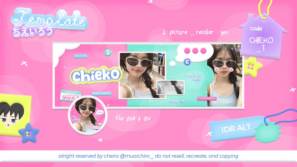 muoichiro's tweet photo. [ help rt? sankyuu! ] #zonauang #zonajajan

hi! aku mau < CLEARANCE SALE > template layout di bawah ini yah :o 🥢 price 105k only!! &amp;&amp; jangan lupa baca tncnya, cekie dOtt!! <🍣3 https://t.co/sUxYMriiGN