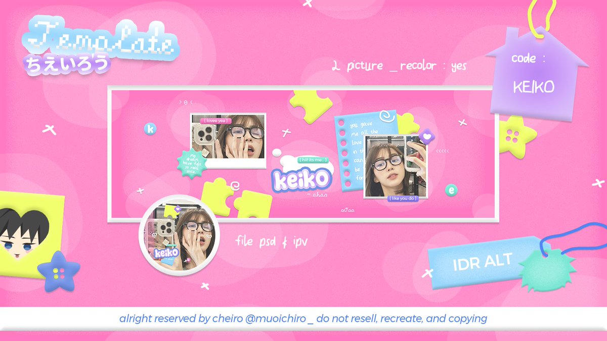 muoichiro's tweet photo. [ help rt? sankyuu! ] #zonauang #zonajajan

hi! aku mau < CLEARANCE SALE > template layout di bawah ini yah :o 🥢 price 105k only!! &amp;&amp; jangan lupa baca tncnya, cekie dOtt!! <🍣3 https://t.co/sUxYMriiGN
