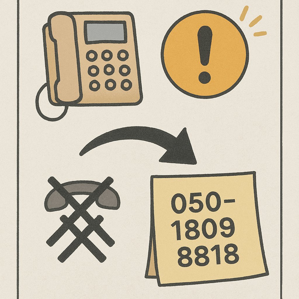 giantsteps888's tweet image. 【重要】
ぱそんこの電話番号として使用していたIP電話のサービスが終了のため電話番号が変更になります💦

暫定的ではありますが、変更番号は

☎050-1809-8818

になりますのでご注意ください。

#旭川市 #パソコン教室 #ぱそんこ #こどもプログラミング