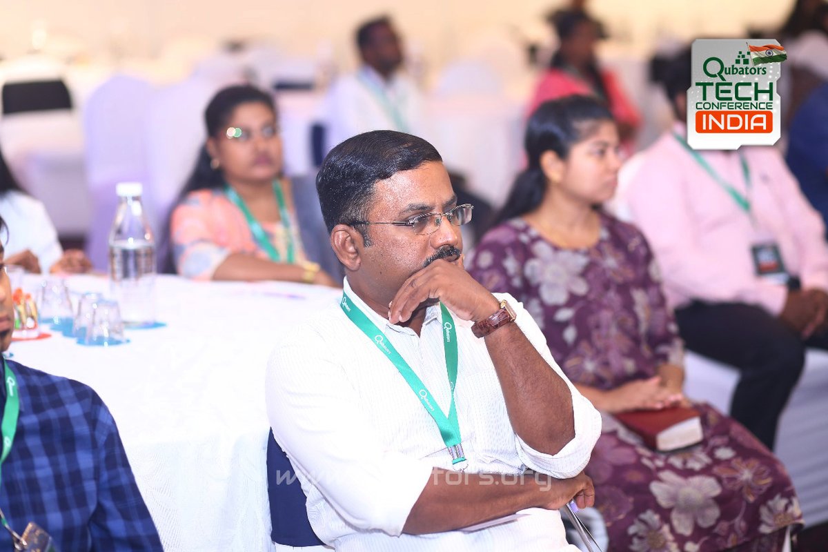 Qubatorsnet's tweet photo. A cross section of the participants in the ongoing Qubators Tech Conference—India!
Tune in now at https://t.co/7iogI7cBuj
#QubatorsNetwork #QubatorsIndia #TechConference2025 #InnovationInAction #qubatorstechconferenceindia https://t.co/WR6Yn6CvoP