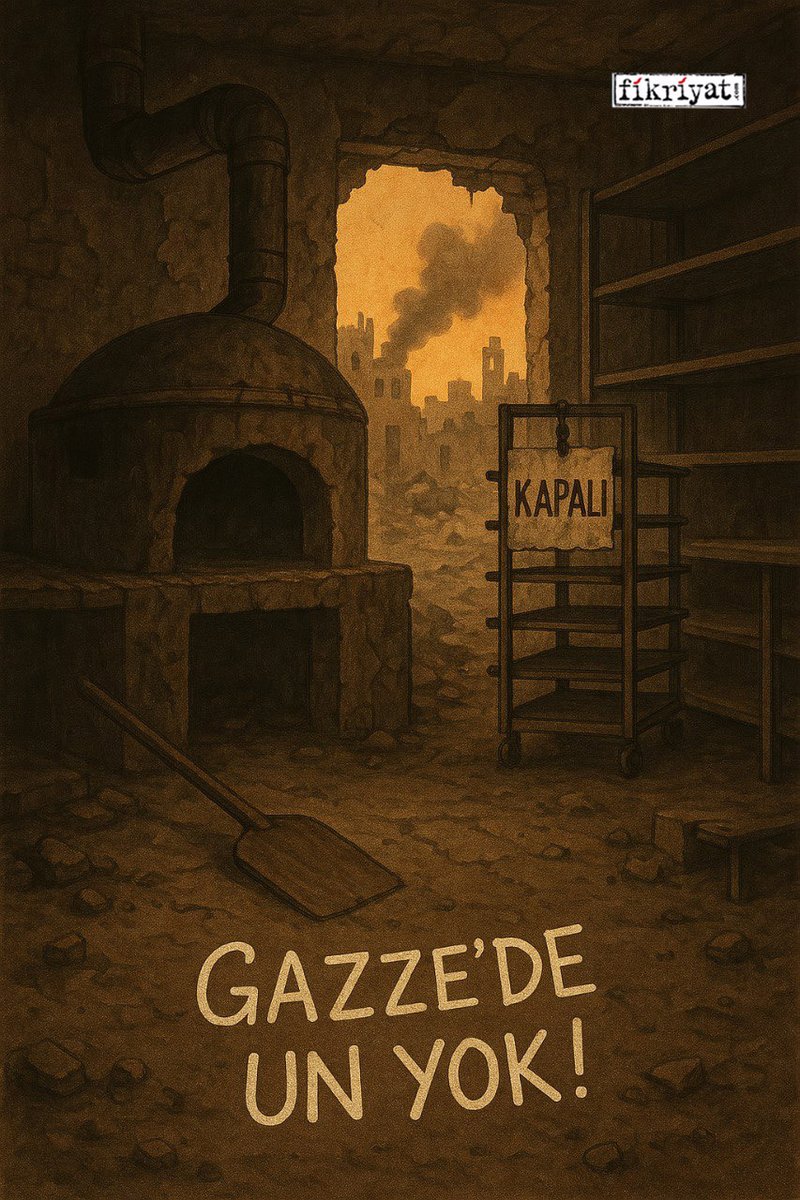 #Gazze’de un, Dünya'da insanlık tükendi. 

#NoFlourinGaza