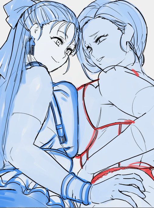 ドラクエヒロイン描くのは初めてかも 