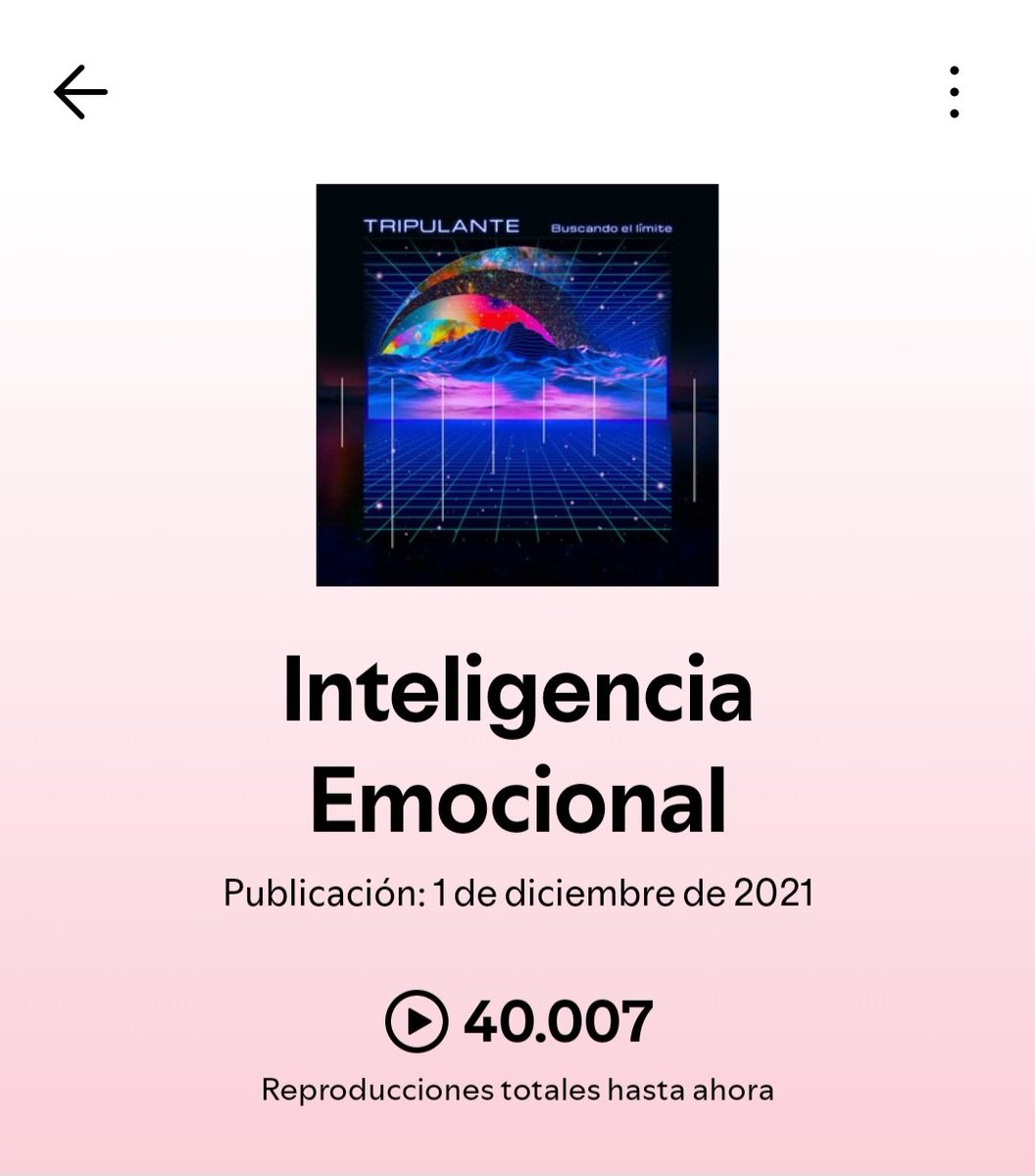 Primer 40k! Graciass 🫶😊 open.spotify.com/track/2mH5db0F…