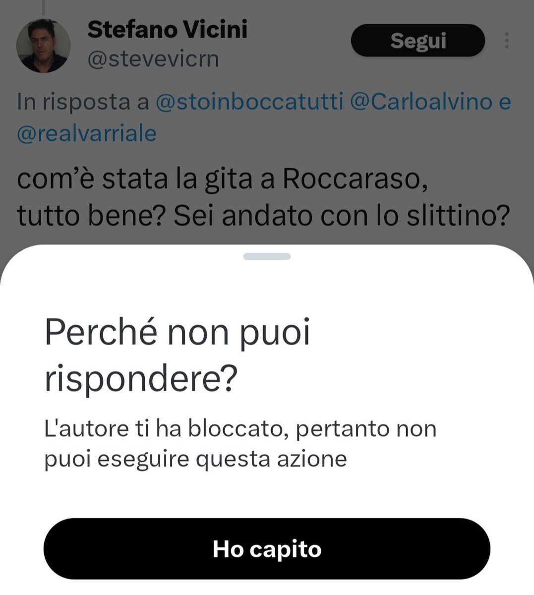 stoinboccatutti's tweet photo. Nonostante il mezzo secolo già trascorso sulla Terra, dichiaro di NON essere mai stato a #Roccaraso; quindi è una località che non conosco (ancora)... Però so riconoscere mooolto bene quando dietro un profilo social c'è 'na granda #latrina!!! 🚽

TOGLIETEVI I DEBITI 🤮 https://t.co/csqyYg0wSa
