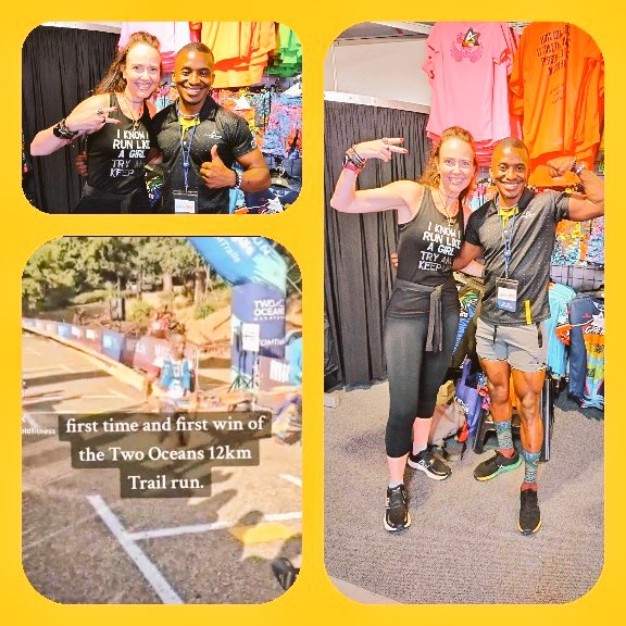TrainerThee's tweet image. Way proud of my #Gym colleague, fellow #GroupExerciseInstructor who has won his debut #TrailRace at  @2OceansMarathon 12kms!!!! Keep rocking it 😎 👌 💪 💯 👏🏻 Soooo chuffed for you!!! #2OceansWinner