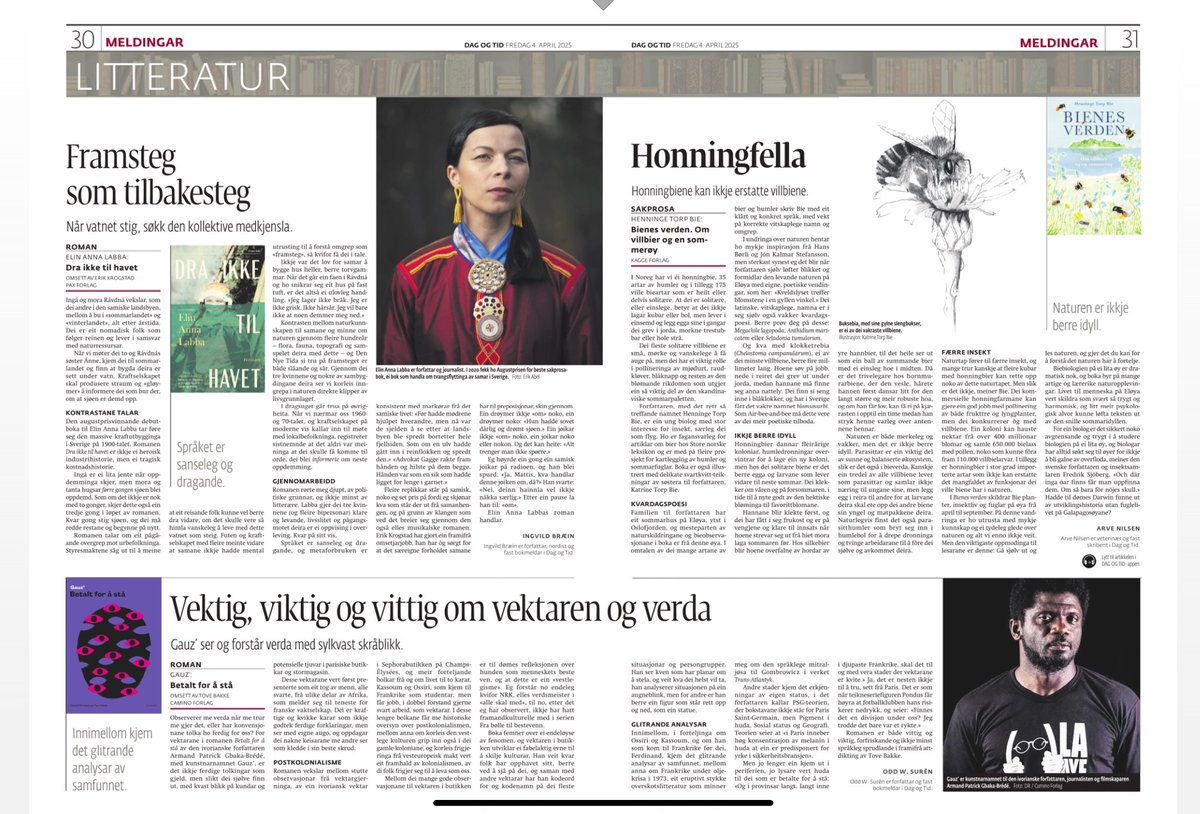 Anmeldelse💥«Gauz' ser og forstår verda med sylkvast skråblikk! Glitrande analysar, eruptivt stykke overskuddslitteratur og framifrå gjendiktning av Tove Bakke». Dag og Tids anmelder Odd Surén har latt seg glede stort over lesningen av Gauz' og «Betalt for å stå». O' glede!