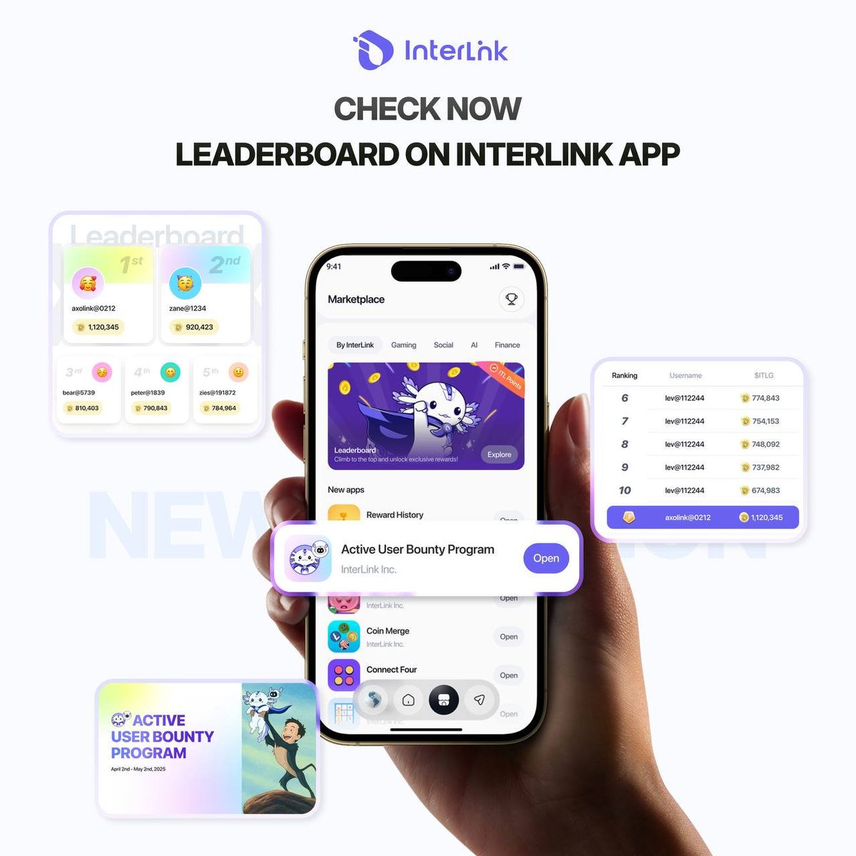 Don't miss out—your ranking is live on InterLink app! Check now, climb the leaderboard, and always "trust the process". 🏁