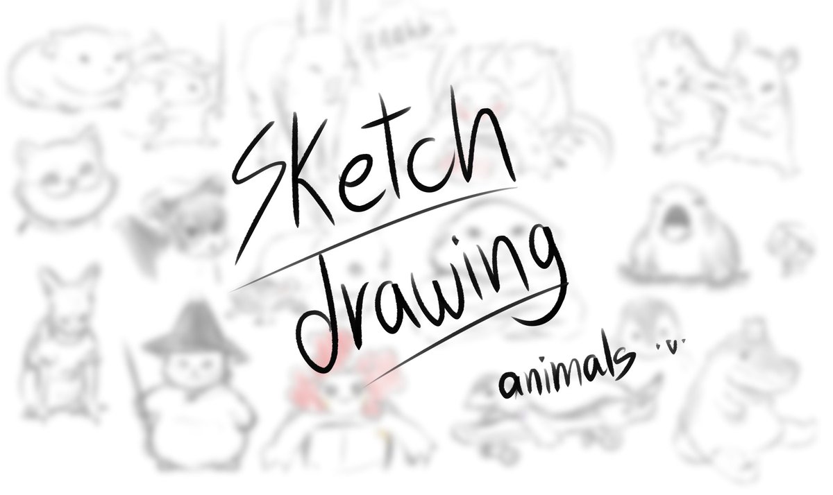 papita_55's tweet image. Animals :3 #sketches #SketchbookVirtual