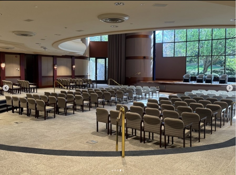 GazaRebuilding's tweet photo. Preview of our beautiful venue at the prestigious Carter Center for GHRI's upcoming 4th international conference titled "War &amp; Recovery: Bridging Mental Health, Education, and Reconciliation" featuring our co-chair Dr. Omar Lattouf https://t.co/Dq0C81F8A7