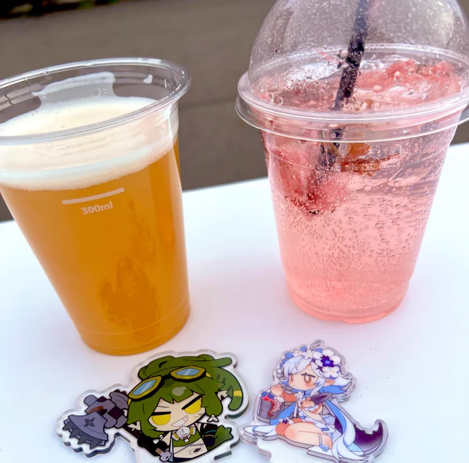 お花見てきた欲張りなのでビールも飲んだ犬は別日撮影です 