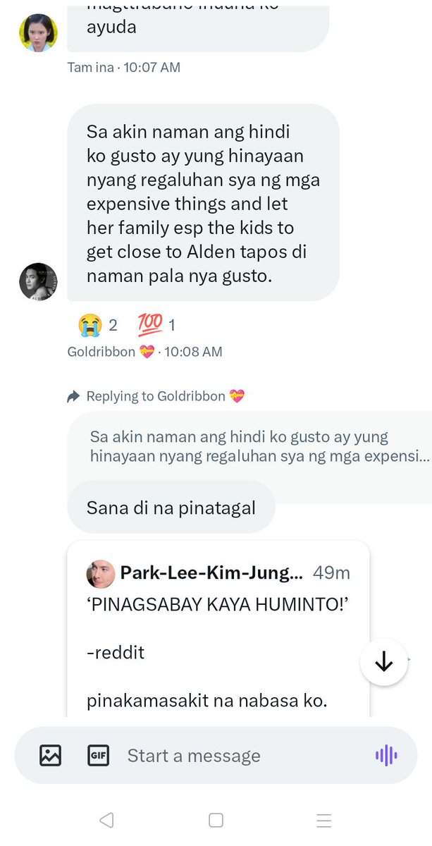 kcmbsuperstar's tweet photo. So disappointing. Y’all were once all over Kathryn, praising her like she could do no wrong when she was serving your fantasy. Now you’re the same people talking shit about her? She owes you nothing. Never did. You’re fake, bitter, and embarrassing. https://t.co/OLPnzZ1o6r