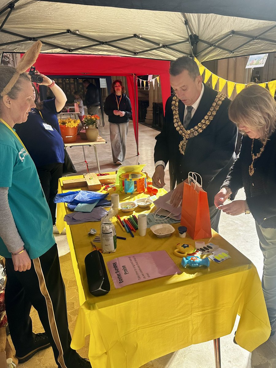 Day 326 (Part 1):  Our first visit of the day was to Bolton Parish Church for their Easter Eggsploration Event!

The Children and Families event, in conjunction with Children Changing Places team (Manchester Diocesan project, based solely in Bolton Deanery) is a journey through