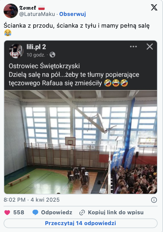 sjastrzebowski's tweet photo. Sala pęka w szwach;) Czy oni zawsze muszą oszukiwać??? https://t.co/2ud74iLfIH