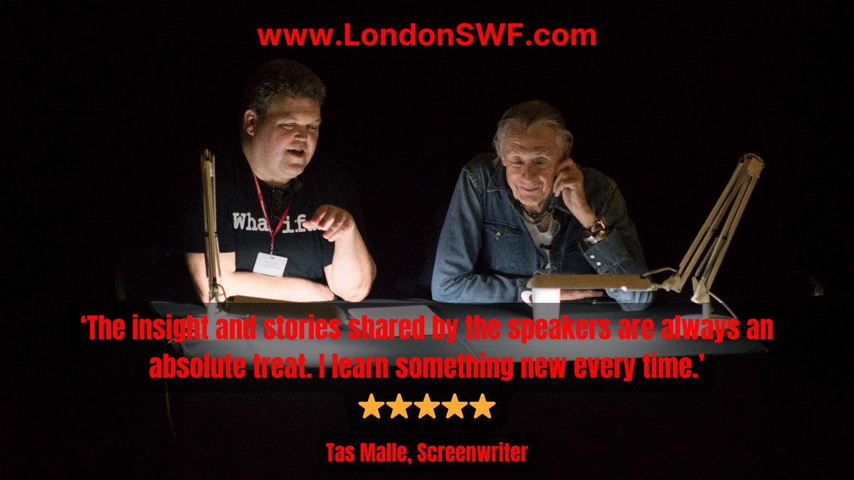 🎬Join us this April 25 to 27 to see what the London Screenwriters' Festival is all about! You too will leave feeling inspired, confident, and motivated!

'What a weekend my first year at the festival and it won’t be my last! Before, I was an anxious introvert feeling a fraud,