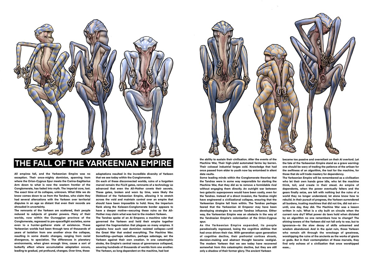 Good news! Work on Humanity Lost volume 2 has finally concluded 🎉 I’ll be making a major announcement tomorrow at 9AM GMT 📣
For now, here’s one of the many bonus pages from the backmatter of volume 2.