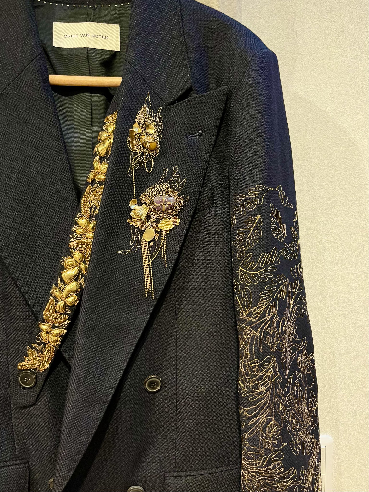 【DRIES VAN NOTEN】ラメブレザー DRIES VAN NOTEN ラメ ブレザー | NET-A-PORTER