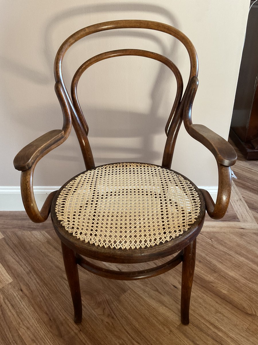 TheScottishHistorian (@scothistorian) on Twitter photo Replacing the cane on the bentwood chair I used for school homework as a child was bewildering, stressful, and time consuming for Veena and I, but we got there in the end and the effort was well worthwhile. I wonder if we'll ever sit on it ... Replacing the cane on the bentwood chair I used for school homework as a child was bewildering, stressful, and time consuming for Veena and I, but we got there in the end and the effort was well worthwhile. I wonder if we'll ever sit on it ...