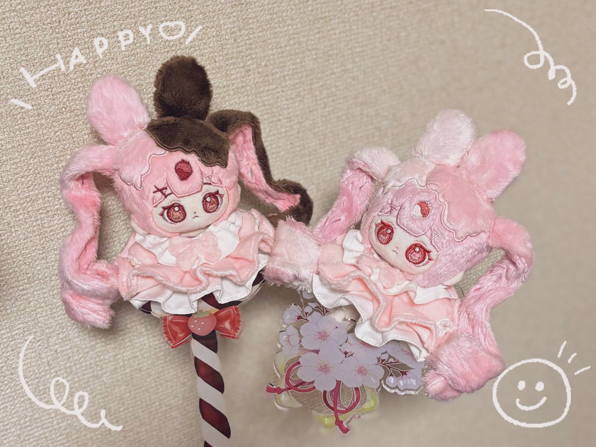 SyutenHaruka's tweet photo. ちび桜メルちゃんです！！！🌸🍓

ちびメルちゃんよりもおめめ明るい色でかわいいーーーー！！！😭😭😭

天使……天使がおる……😭😭😭

お写真たくさん撮って、週頭には本調査できるようにします💪🏻💪🏻

 #harune_nui https://t.co/iZkuydcL3V