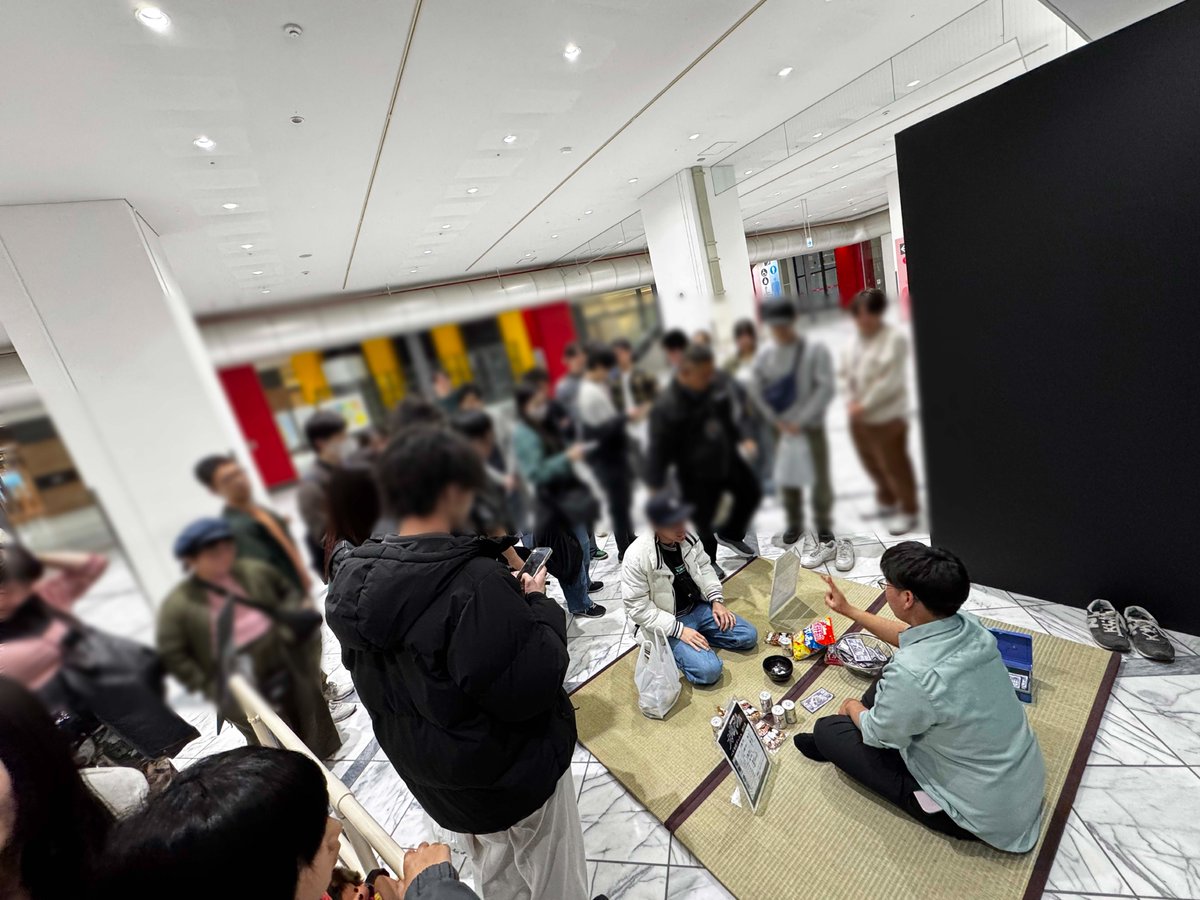 本日初開催のチンチロ企画大盛況にて終了っ・・・！ 約70名の方が参加
