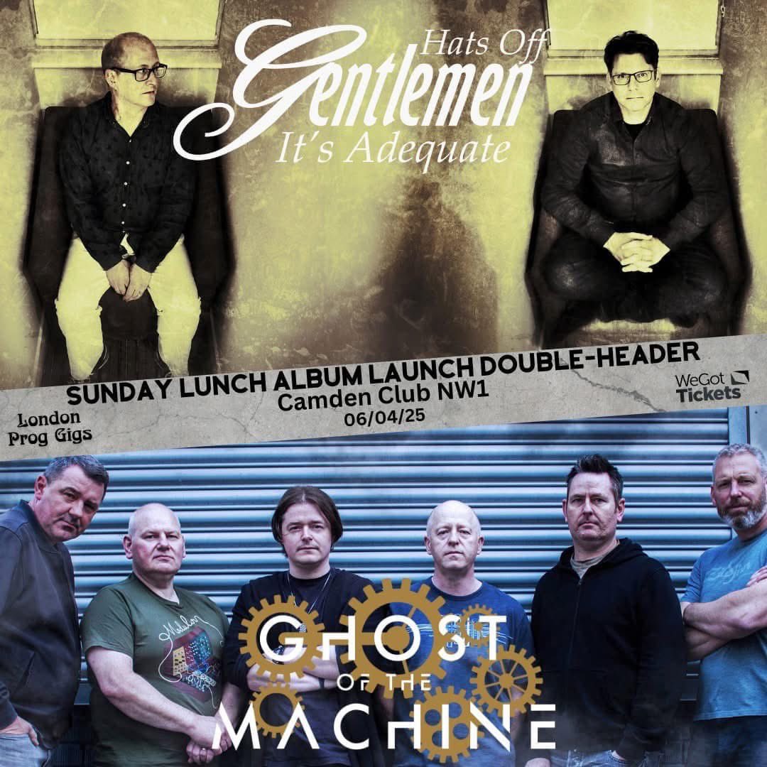 HatsOffItsAdequate (@itsadequate) on Twitter photo Sunday lunchtime gig tomorrow
1pm Sunday 6 April 2025
The Camden Club, London UK
Hats Off Gentlemen It's Adequate
Ghost Of The Machine
London Prog Gigs
#prog #rock
Any help spreding the word is greatly appreciated
<a href="/LondonProgGigs/">London Prog Gigs</a> <a href="/gotm_band/">Ghost Of The Machine</a> <a href="/TheCamdenClubLD/">Camden Club</a> Sunday lunchtime gig tomorrow
1pm Sunday 6 April 2025
The Camden Club, London UK
Hats Off Gentlemen It's Adequate
Ghost Of The Machine
London Prog Gigs
#prog #rock
Any help spreding the word is greatly appreciated
<a href="/LondonProgGigs/">London Prog Gigs</a> <a href="/gotm_band/">Ghost Of The Machine</a> <a href="/TheCamdenClubLD/">Camden Club</a>