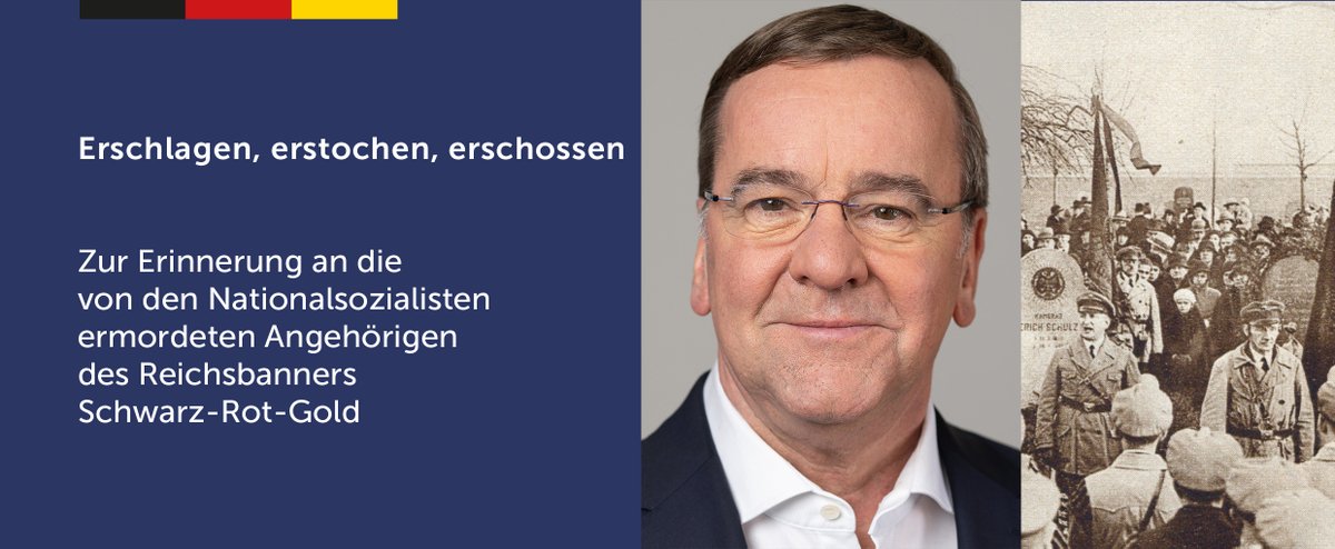 Reichsbanner (@reichsbanner) on Twitter photo Gemeinsame Einladung mit <a href="/GDW_Berlin/">Gedenkstätte Deutscher Widerstand</a> zu Gedenkfeierlichkeiten anl. 100 Jahre Erich Schulz mit Bundesminister Boris #Pistorius und Einweihung Gedenktafel am 25. April in Berlin! 🇩🇪
➡️ Mehr auf reichsbanner.de Gemeinsame Einladung mit <a href="/GDW_Berlin/">Gedenkstätte Deutscher Widerstand</a> zu Gedenkfeierlichkeiten anl. 100 Jahre Erich Schulz mit Bundesminister Boris #Pistorius und Einweihung Gedenktafel am 25. April in Berlin! 🇩🇪
➡️ Mehr auf reichsbanner.de