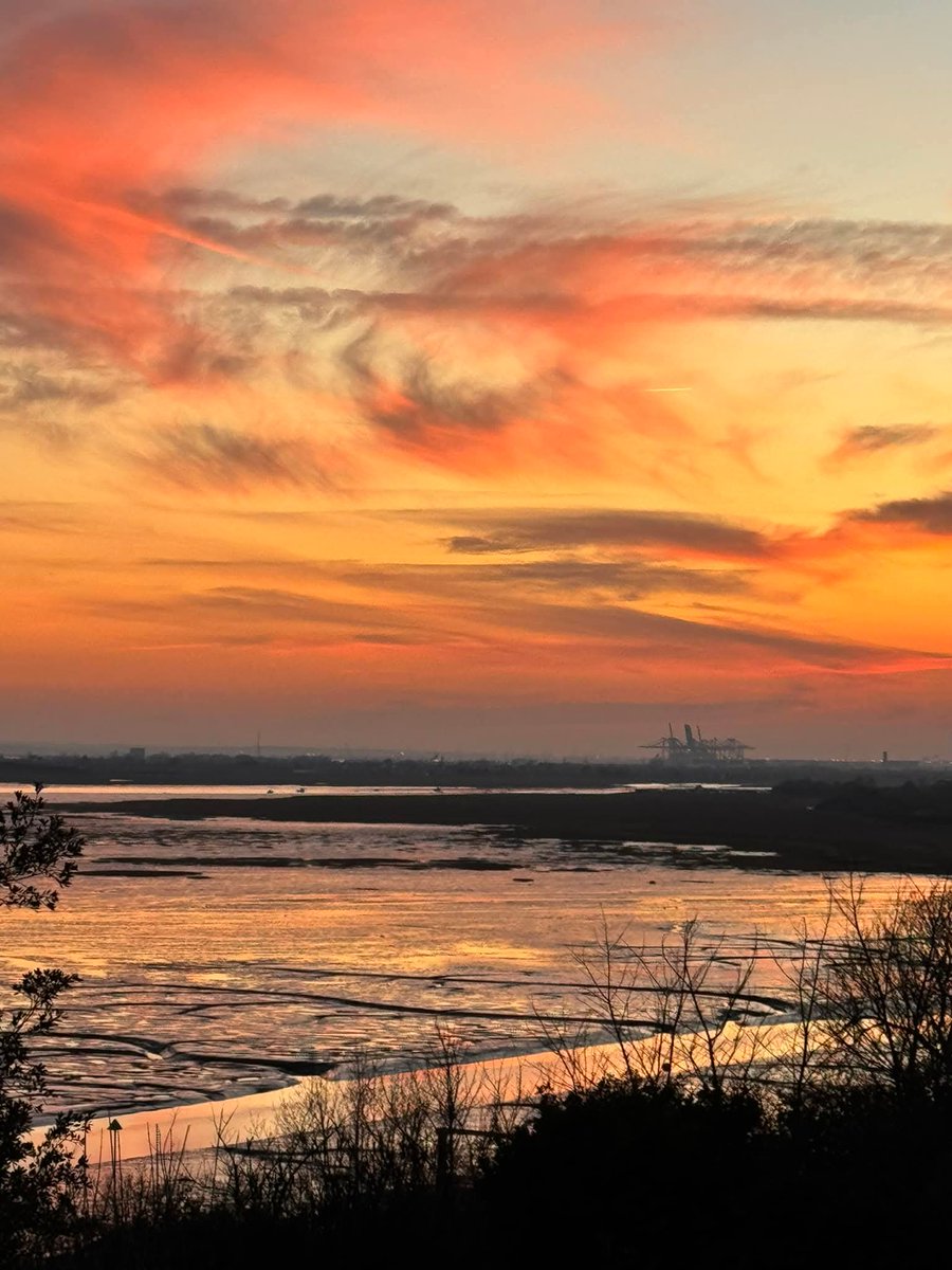 Leigh on Sea at sunset this evening.

📷: Gill Christian 

Photos originally published on Friends of Southend group, 03/03/25