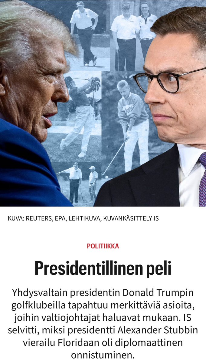 Kun miettii Stubbia henkilönä sekä sitä, mitä kaikkea on jo tapahtunut ja mitä vielä tuleekaan tapahtumaan, voisi ennustaa, että aikanaan julkaistavasta presidentti Stubbin muistelmakirjasta tulee modernin poliittisen historian mielenkiintoisin teos.