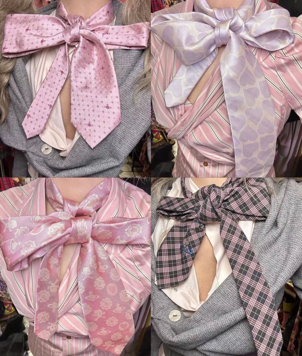 vivienne westwood ties as bows