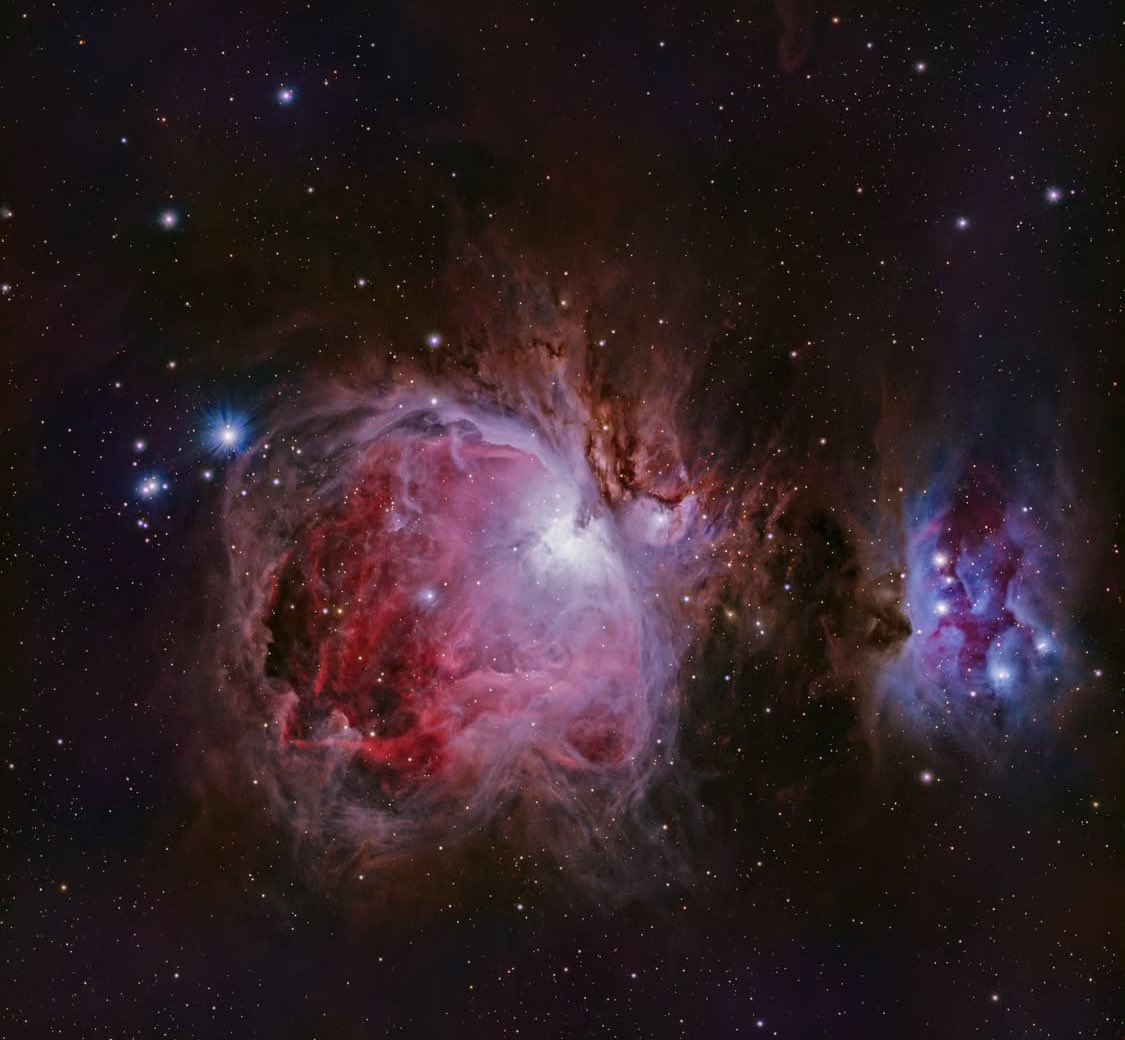 rtd451's tweet photo. Good Saturday morning all. #orion # runningman #nebula https://t.co/UJpcIUNhmm