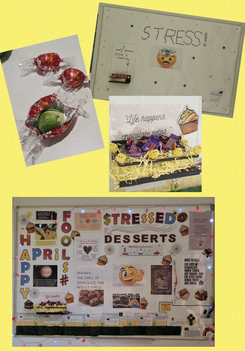 RFLChaseFarmTheatres (@rflcfhtheatres) on Twitter photo 💛Chase Farm Theatre Banksy strikes again for our April Staff Wellbeing Board along with a bit of April Fools antics 😂🤢🍫🧁🤎 <a href="/GabrielleLeysho/">Gabrielle Leyshon</a> <a href="/RoyalFreeNHS/">Royal Free London</a> @ 💛Chase Farm Theatre Banksy strikes again for our April Staff Wellbeing Board along with a bit of April Fools antics 😂🤢🍫🧁🤎 <a href="/GabrielleLeysho/">Gabrielle Leyshon</a> <a href="/RoyalFreeNHS/">Royal Free London</a> @