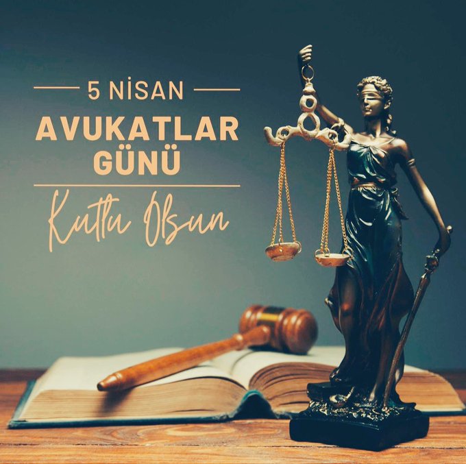Hak, hukuk ve adalet için mücadele eden tüm cefakar avukatlarımızın 5 Nisan #AvukatlarGünü kutlu olsun 👏