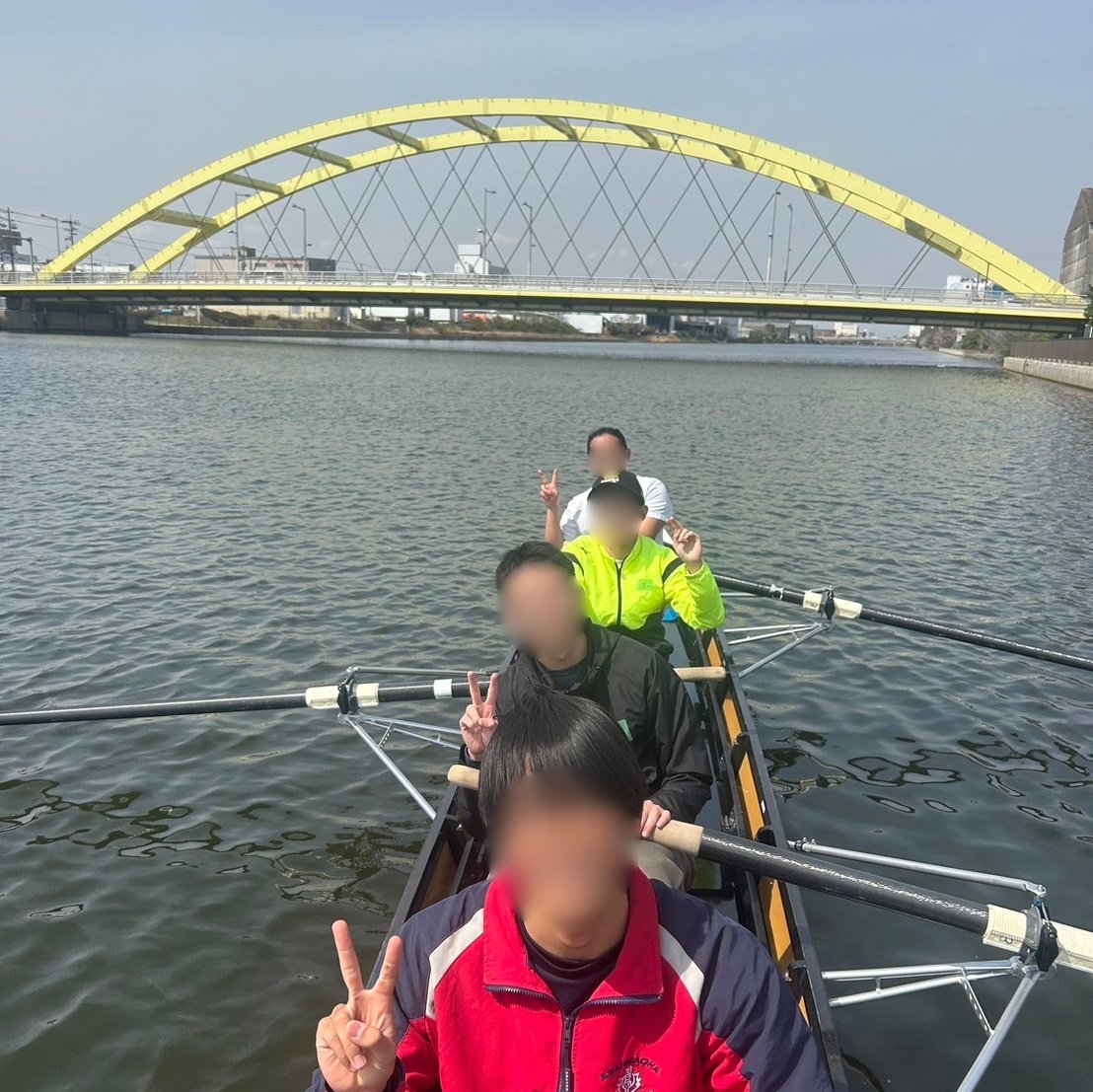 ash_rowing's tweet image. 【4/5試漕会】
本日4/5の試漕会に、「5人」の新入生が来てくれました🎉
これで春休みの試漕会は終了ですが、入学式後にもたくさん試漕会を開催します🚣🚣🚣
旭丘高校ボート部79期のTwitter、Instagramで続報をお待ち下さい！
#春から旭丘 #旭丘高校 #試漕会