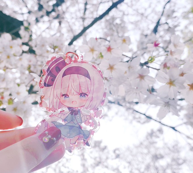 桜妖夢ちゃんと一緒にお花見してきました🌸まだまだ咲いてて嬉しい! 