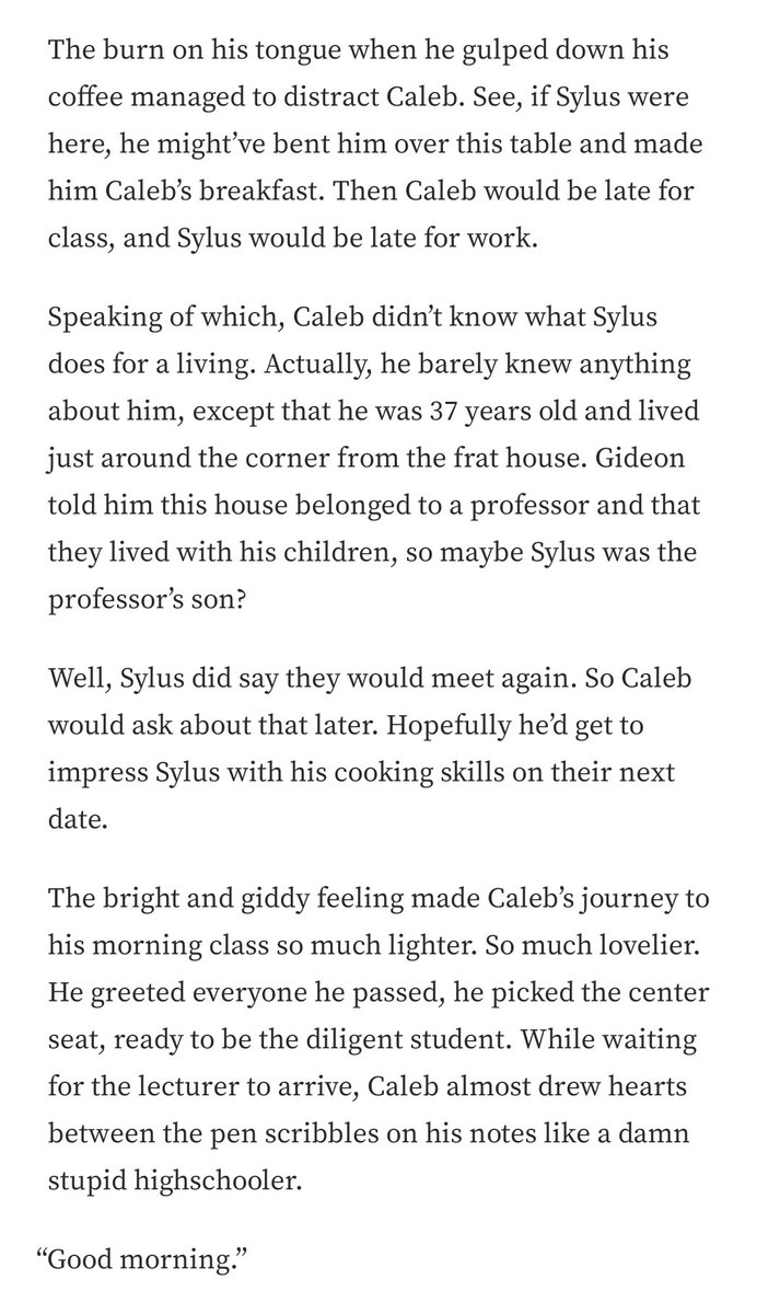 jayraben's tweet photo. #AppleCrow | Caleb x Sylus

—Good Morning (implied 🔞) 

Prompt: Fratboy Caleb (22) x Professor Sylus (37). Caleb having the best morning of his life, until.

For @pikminkuning https://t.co/PgjZIQuoDG