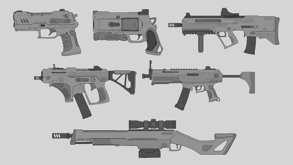tanyue_M00N_'s tweet photo. Some gun prototype sketches!
.
.
.
.
#sketch #digitalart #doodle #digitalpainting #weaponconcept #concept https://t.co/JUqtjaedbN