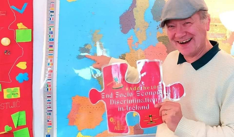 ATDIreland's tweet photo. "The Irish #AddThe10th #ZeroDiscrimination campaign supports a European momentum for the recognition of the #SocioEconomic ground of #Discrimination in ans extended EU Charter of #FundamentalRights!" #OtherGrounds #Dignity4all #EqualityForAll
https://t.co/Ba1RZo82RS https://t.co/Z74J9x78Ti