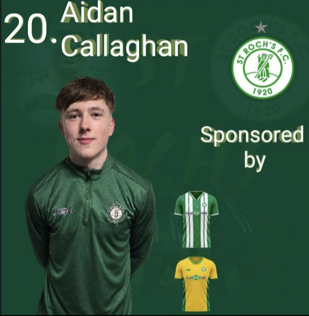 Last nights man of the match aidan Callaghan well done aidan 👏👏👏