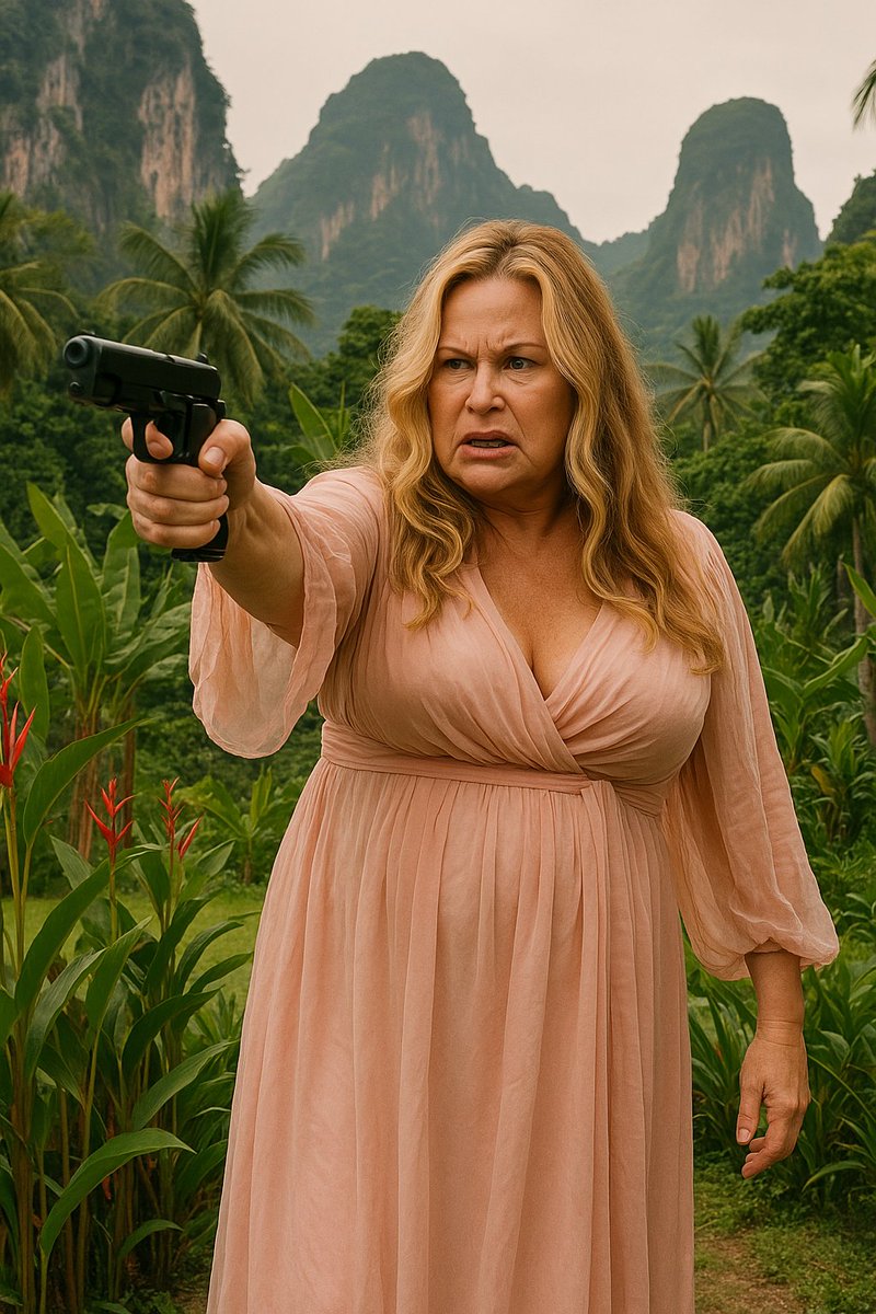Mi teoría para el final de Temporada de #TheWhiteLotus es que Tanya no murió y regresa a vengarse de Greg, pero este huye por todo el hotel, generando el tiroteo que terminará con la muerte injusta de Belinda protegiendo a su hijo