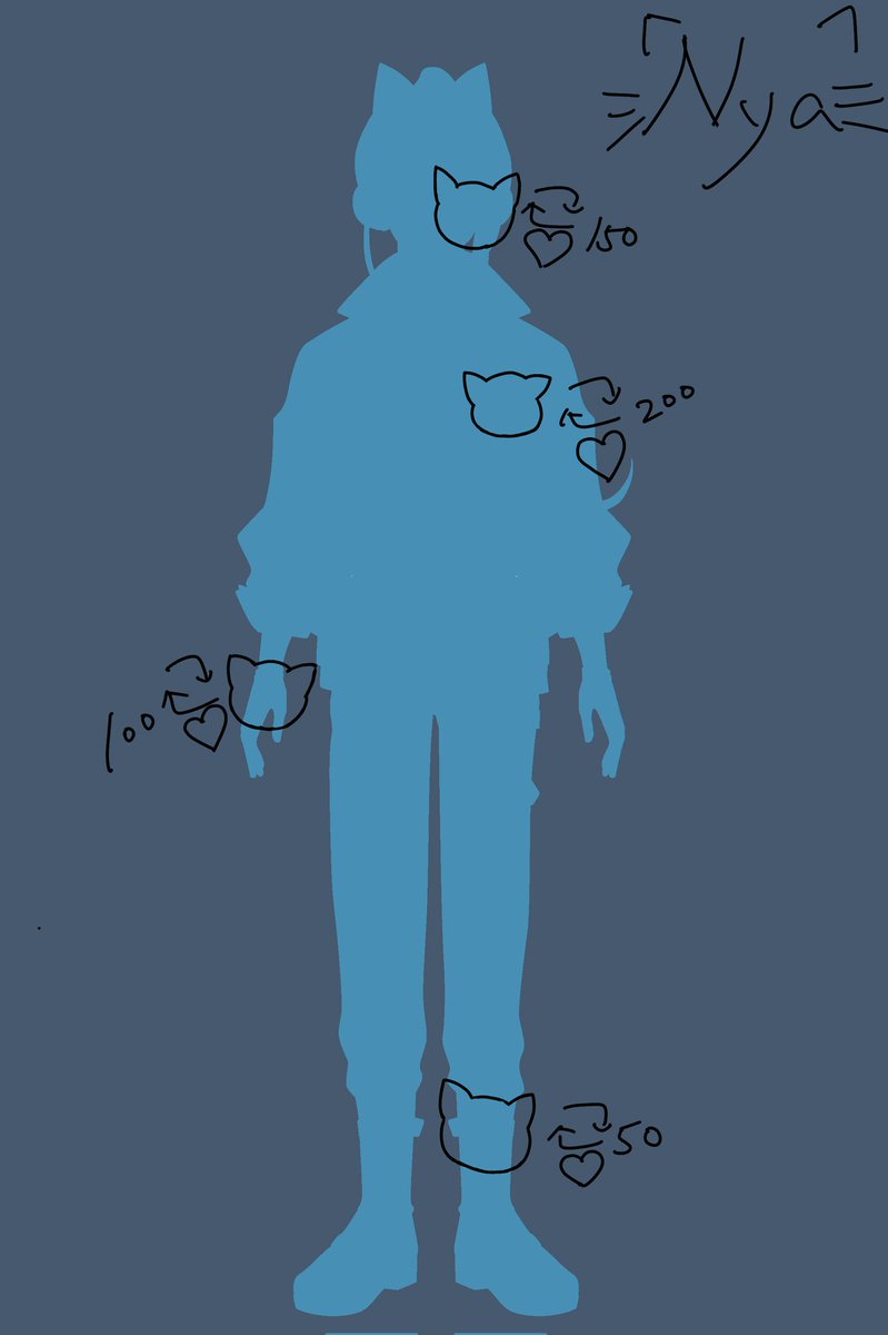Nya_0610's tweet photo. 好搞定了！來玩個新衣服解鎖！
就是很簡陋不要太在意啊（×）
沒��開的我新衣公開那天就能看到了（×）
上班摸魚的快樂樸實無華
←其實只弄好這張的

#個人勢Vtuber   #台灣Vtuber #Vtuber https://t.co/SF94v1S4nK