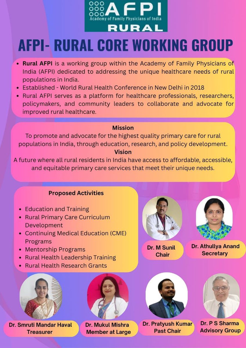 Exciting news! Today, I stepped down as founder chair of WONCA Rural South Asia WoRSA &amp; AFPI Rural. Thrilled to see the new team take over! 😊 #LeadershipTransition #NewBeginnings