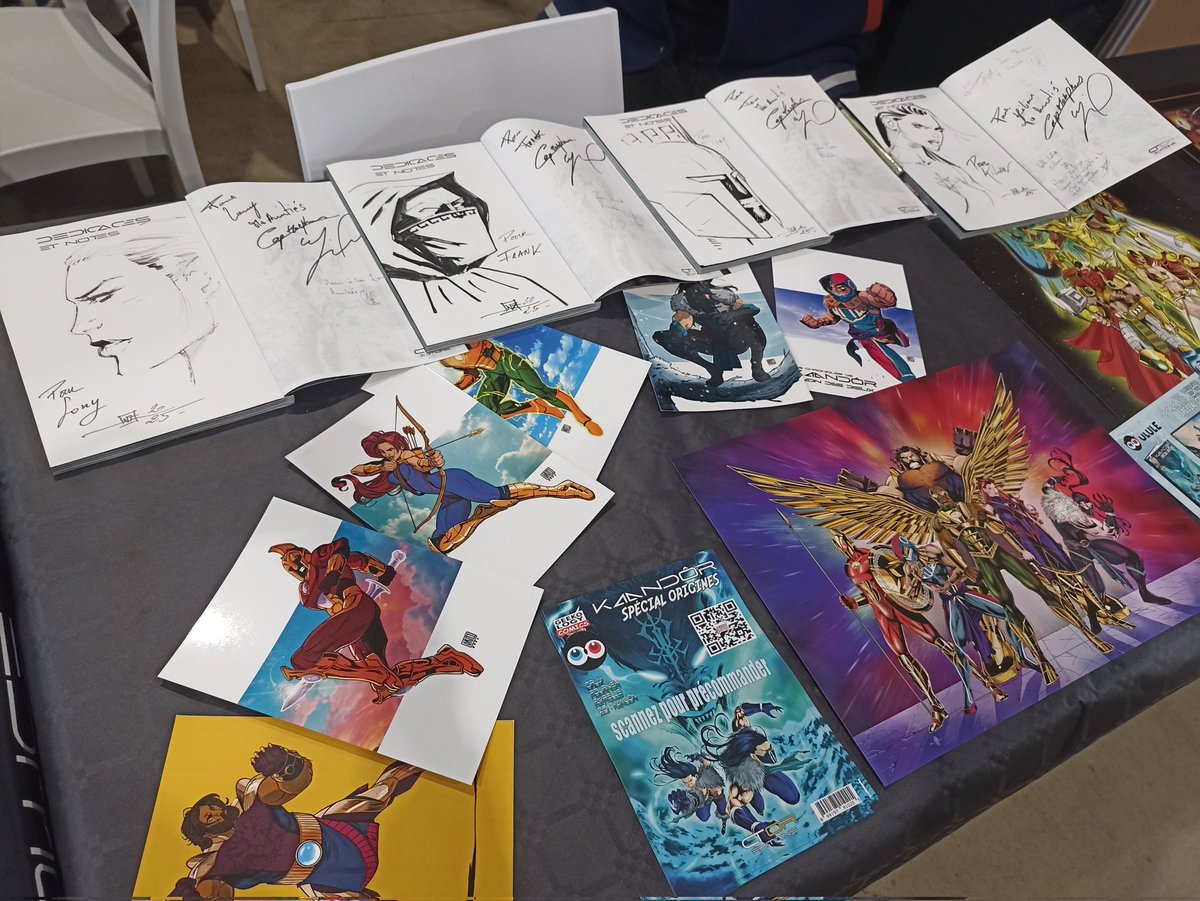 A peine 11h, on part bien. Venez pour les dédicaces et les croquis de votre personnage des #ChroniquesDeKaandôr !