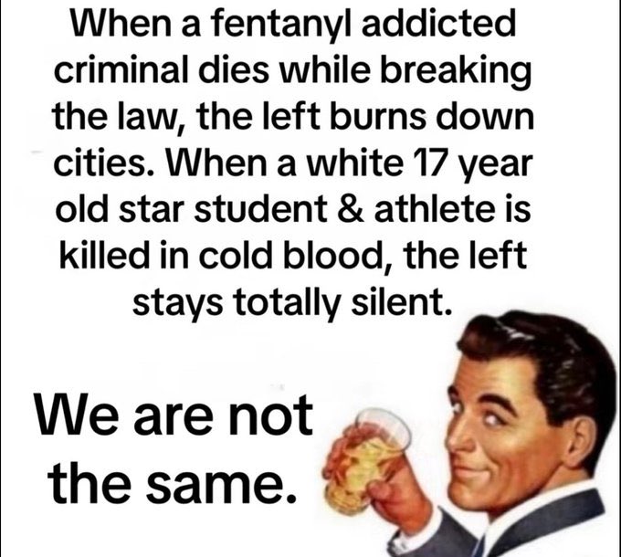 We are not the same.