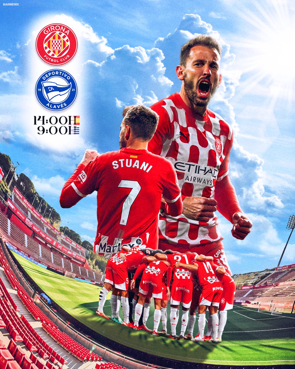 CristhianStuani's tweet image. Día de fútbol en Montilivi 🏟️
Partido clave para sacar todo lo que tiene cada uno y conseguir los 3 puntos !!!
Necesitamos el apoyo constante de nuestra afición 🔴⚪️
Vamos por más @gironafc 💪💪