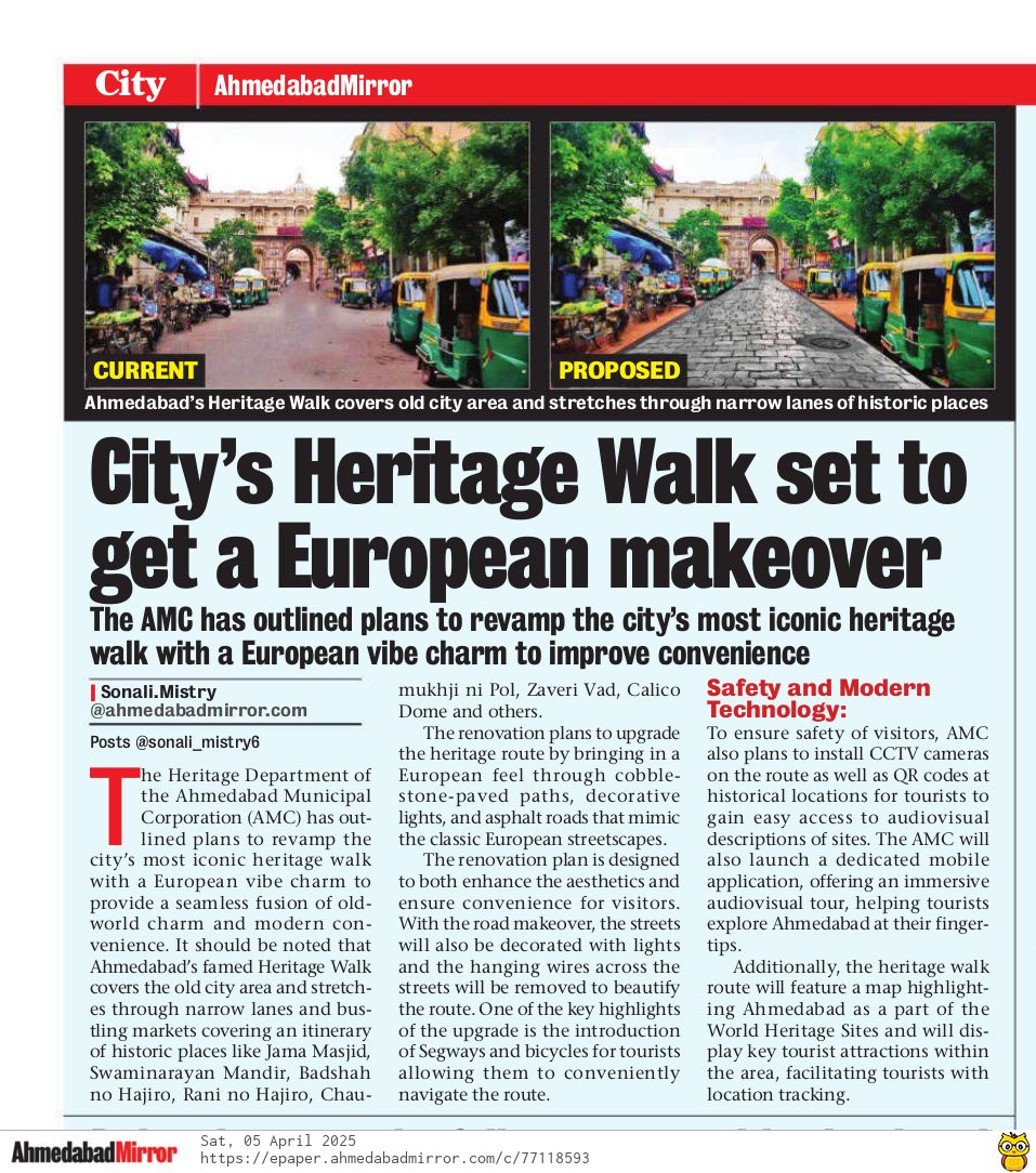 sonali_mistry6's tweet photo. The heritage walk route to get a European vibe!
https://t.co/H7Z7UT81Yj
#heritagecity #ahmedabad #europeanmakeover https://t.co/7oau9UwyPm