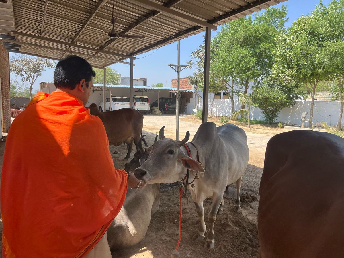 nkgurjar4bjp's tweet photo. गावो रक्षितः रक्षित गौमाता से बड़ा धन इस तीनों लोक में कुछ भी नहीं है।
#mlaloni #SaveCowSaveEarth https://t.co/6FsscFOway