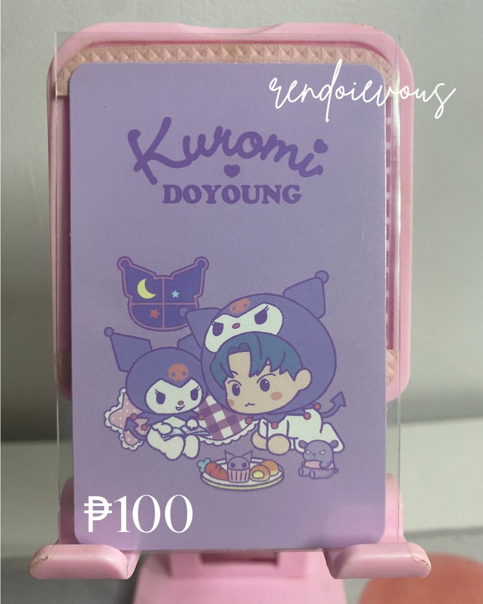 rendoievous's tweet photo. wts lfb ph 🛒 ꒰ #gue4sale ꒱

nct 127 doyoung

⊹ price on pics
⊹ discount if buying 2 or more items from #gue4sale

﹟ nct 127 doyoung ncit random photopack night neozone c sanrio character kuromi md selca pc photocard poca https://t.co/Uv8vIsayMz