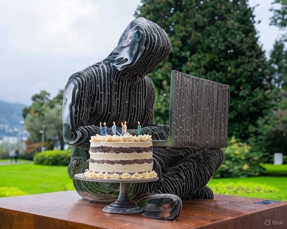 🎉 Today marks what is believed to be Satoshi Nakamoto’s 50th birthday – April 5, 1975.🎂

Visit the Satoshi Nakamoto statue in Parco Ciani, Lugano today and celebrate the legacy of the creator of Bitcoin.🎂

Why this date? April 5th holds deep symbolism in monetary history. On
